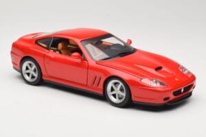 Ferrari 575M Maranello Rdeč Hot Wheels 1:18 54937 Kovina – slika 6 od 8
