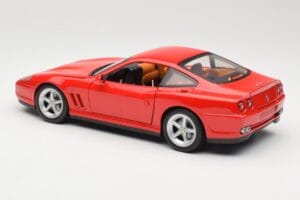 Ferrari 575M Maranello Rdeč Hot Wheels 1:18 54937 Kovina – slika 7 od 8