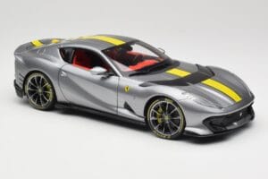 Ferrari 812 Competizione Grigio Coburn Bburago 1:18 18-01647 Kovina – slika 6 od 8