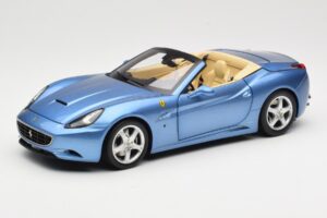 Ferrari California Svetlo Modra Hot Wheels 1:18 N2043 Kovina