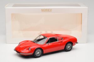 Ferrari Dino 246 GT Rdeč Norev 1:18 187800 Kovina – slika 6 od 6