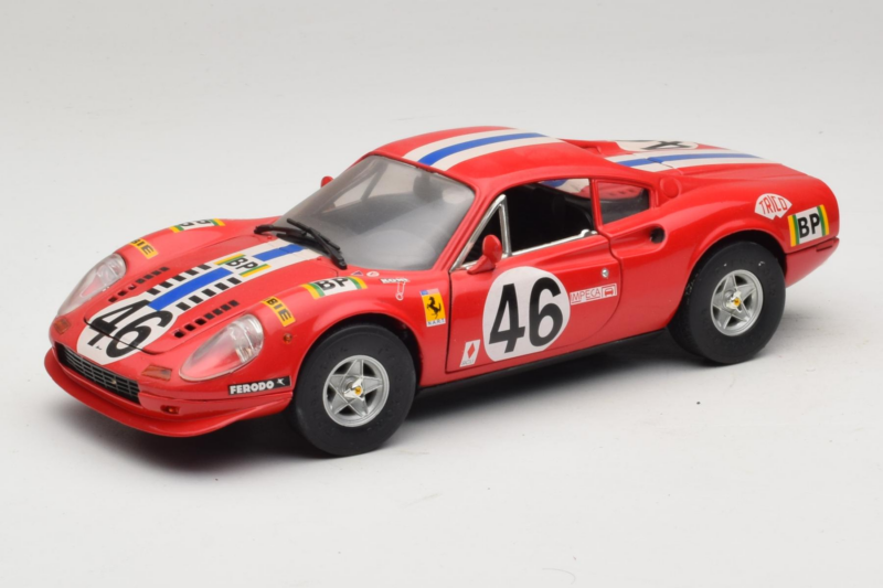 Ferrari Dino 246 GT #46 Rdeč Anson 1:18 3580-P1 Kovina