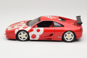 Ferrari F355 Berlinetta Rdeč z belimi kolesi UT Models 1:18 180074020-P2 Kovina – slika 4 od 8