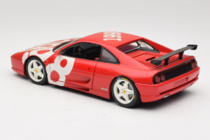 Ferrari F355 Berlinetta Rdeč z belimi kolesi UT Models 1:18 180074020-P2 Kovina – slika 7 od 8