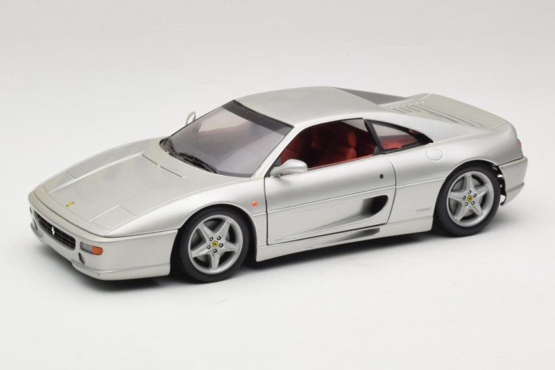 Ferrari F355 Berlinetta Srebrna UT Models 1:18 180074020-S1 Kovina