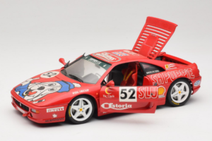 Ferrari F355 Berlinetta Slushuppie #52 M. Peters Rdeč UT Models 1:18 180074020-P4 Kovina – slika 2 od 8