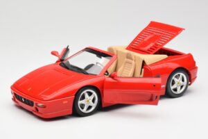 Ferrari F355 Spider Rdeč Hot Wheels 1:18 25733 Kovina – slika 2 od 8