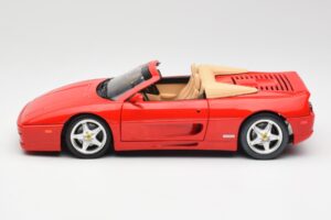 Ferrari F355 Spider Rdeč Hot Wheels 1:18 25733 Kovina – slika 4 od 8