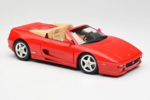 Ferrari F355 Spider Rdeč Hot Wheels 1:18 25733 Kovina – slika 6 od 8
