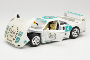 Ferrari F40 4444 Tage Garanta #4 Bel Bburago 1:18 3332-W5 Kovina – slika 2 od 8