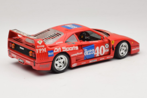 Ferrari F40 #40 J-P. Jabouille / O. Grouillard Art Sports 1987 Bburago 1:18 3332-A1 Kovina – slika 3 od 8
