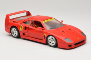 Ferrari F40 Club Deutschland Rdeč Bburago 1:18 3032-L3 Kovina – slika 6 od 8