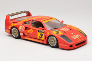 Ferrari F40 Evoluzione #3 Brummel Rdeč 1987 Bburago 1:18 3022-P2 Kovina – slika 6 od 8