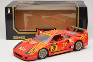 Ferrari F40 Evoluzione #3 Brummel Rdeč 1987 Bburago 1:18 3022-P2 Kovina – slika 8 od 8