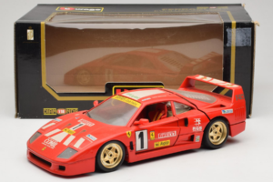 Ferrari F40 Evoluzione #1 Pirelli Rdeč 1992 Bburago 1:18 3042-P1 Kovina – slika 8 od 8