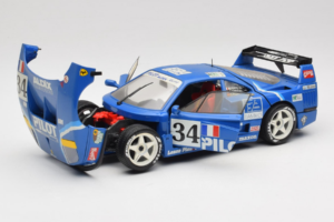 Ferrari F40 Evoluzione #34 Moder Custom 1987 Bburago 1:18 3032-C1 Kovina – slika 2 od 8