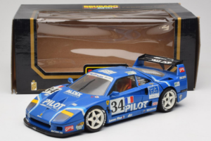 Ferrari F40 Evoluzione #34 Moder Custom 1987 Bburago 1:18 3032-C1 Kovina – slika 8 od 8