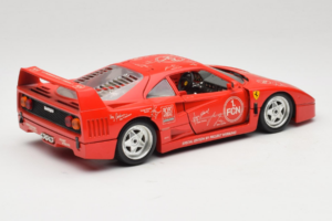 Ferrari F40 Evoluzione FC Nürnberg Special Edition Rdeč Bburago 1:18 3042-FCN Kovina – slika 3 od 8