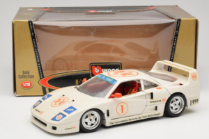 Ferrari F40 #1 Expert Bel 1987 Bburago 1:18 3332-W2 Kovina – slika 8 od 8