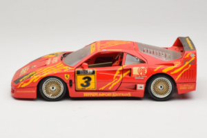 Ferrari F40 #3 F. Kroymans Ferrari Imports Kroymans BBS Wheels Rdeč 1987 Bburago 1:18 3032-H1 Kovina – slika 4 od 8