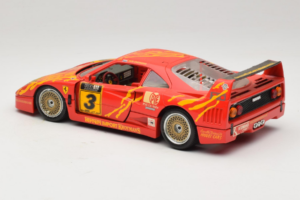 Ferrari F40 #3 F. Kroymans Ferrari Imports Kroymans BBS Wheels Rdeč 1987 Bburago 1:18 3032-H1 Kovina – slika 7 od 8
