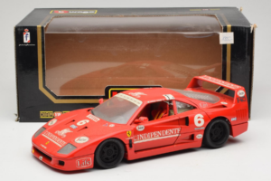 Ferrari F40 #6 V. Colombo L'Indipendente Rdeč 1987 Bburago 1:18 3032-L1 Kovina – slika 8 od 8