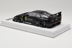 Ferrari F40 LB Works Monster Energy Matt Black BBA 1:18 REMC026 Smola – slika 5 od 7