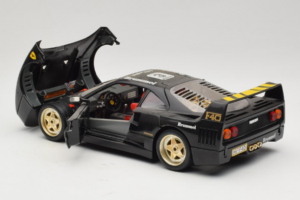 Ferrari F40 Magneti Marelli #3 Črn Bburago 1:18 3022-B1 Kovina – slika 5 od 8