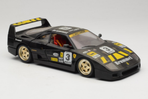 Ferrari F40 Magneti Marelli #3 Črn Bburago 1:18 3022-B1 Kovina – slika 6 od 8