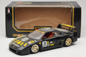Ferrari F40 Magneti Marelli #3 Črn Bburago 1:18 3022-B1 Kovina – slika 8 od 8