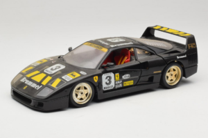 Ferrari F40 Magneti Marelli #3 Črn Bburago 1:18 3022-B1 Kovina