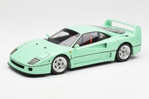 Ferrari F40 Metino Zelena Kyosho 1:18 08416MG Kovina