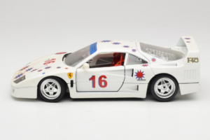 Ferrari F40 #16 Borsenmodells Bel Limited Edition 333 pcs 1987 Bburago 1:18 3332-W1 Kovina – slika 4 od 8