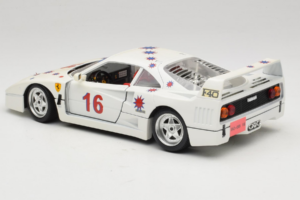 Ferrari F40 #16 Borsenmodells Bel Limited Edition 333 pcs 1987 Bburago 1:18 3332-W1 Kovina – slika 7 od 8