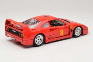 Ferrari F40 #8 Bevro International Rdeč 1987 Bburago 1:18 3332-P3 Kovina – slika 3 od 8
