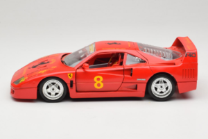 Ferrari F40 #8 Bevro International Rdeč 1987 Bburago 1:18 3332-P3 Kovina – slika 4 od 8