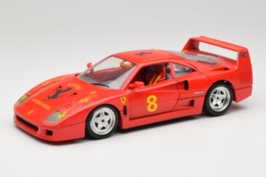 Ferrari F40 #8 Bevro International Rdeč 1987 Bburago 1:18 3332-P3 Kovina