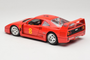Ferrari F40 #8 Bevro International Rdeč 1987 Bburago 1:18 3332-P3 Kovina – slika 7 od 8