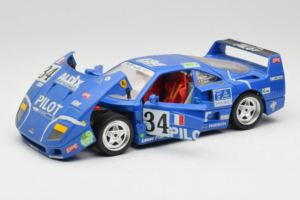 Ferrari F40 #34 M. Ferte / Thavenin / Palau Pilot Moder 1987 Bburago 1:18 3032-B1 Kovina – slika 2 od 8