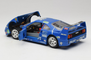 Ferrari F40 #34 M. Ferte / Thavenin / Palau Pilot Moder 1987 Bburago 1:18 3032-B1 Kovina – slika 5 od 8
