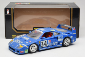 Ferrari F40 #34 M. Ferte / Thavenin / Palau Pilot Moder 1987 Bburago 1:18 3032-B1 Kovina – slika 8 od 8