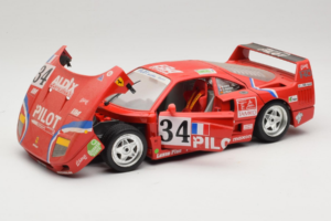 Ferrari F40 LM Pilot #34 Ferte / Thavenin / Palau 24 Hours of Le Mans 1995 Rdeč Bburago 1:18 3032-P3 Kovina – slika 2 od 8