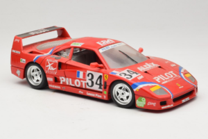 Ferrari F40 LM Pilot #34 Ferte / Thavenin / Palau 24 Hours of Le Mans 1995 Rdeč Bburago 1:18 3032-P3 Kovina – slika 6 od 8