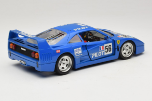 Ferrari F40 Pilot #56 Moder Bburago 1:18 3332-BL1 Kovina – slika 3 od 8