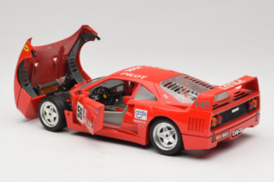 Ferrari F40 #56 Pilot Rdeč 1987 Bburago 1:18 3332-P2 Kovina – slika 5 od 8