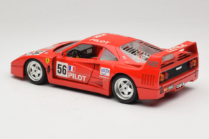 Ferrari F40 #56 Pilot Rdeč 1987 Bburago 1:18 3332-P2 Kovina – slika 7 od 8