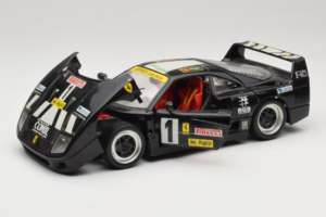 Ferrari F40 Pirelli Agip #1 Črn Bburago 1:18 3332-B1 Kovina – slika 2 od 8