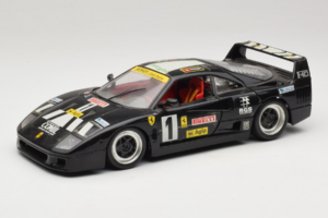 Ferrari F40 Pirelli Agip #1 Črn Bburago 1:18 3332-B1 Kovina