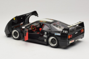 Ferrari F40 Pirelli Agip #1 Črn Bburago 1:18 3332-B1 Kovina – slika 5 od 8