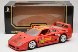 Ferrari F40 Pirelli BBS Rdeč Bburago 1:18 3032-P4 Kovina – slika 8 od 8